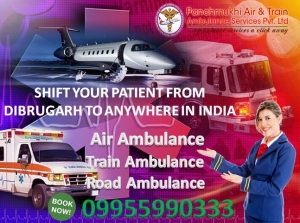 Low-Cost ICU Air and Train Ambulance in Dibrugarh